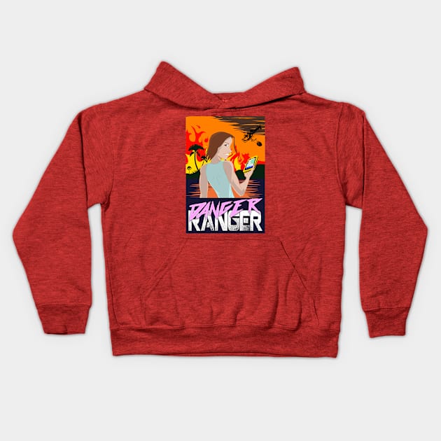 Danger Ranger Kids Hoodie by Dave